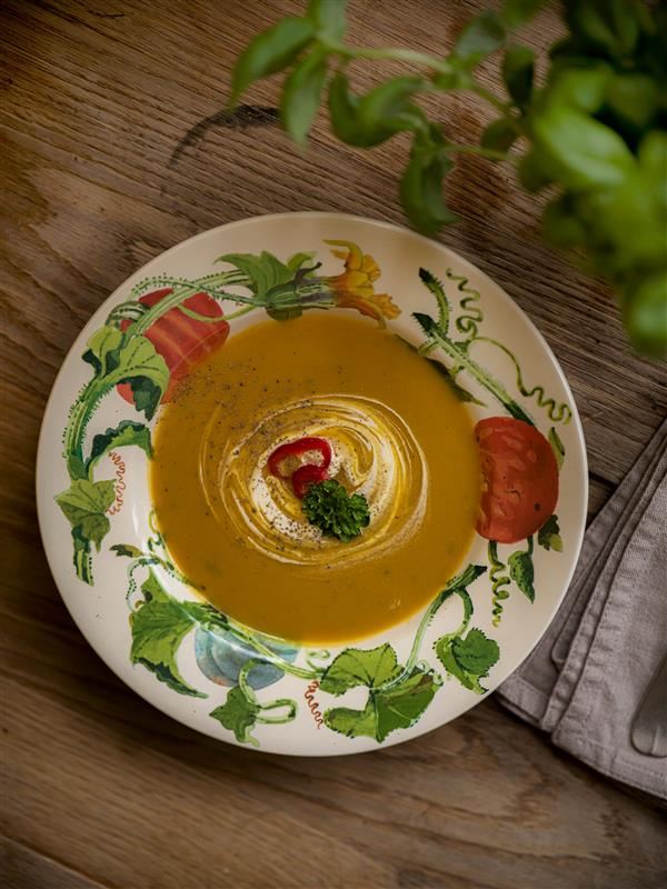Pumpkins Soup Plate