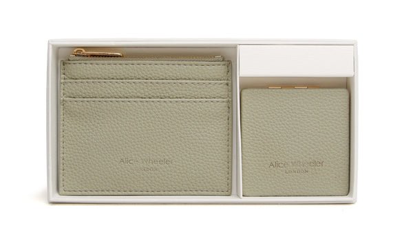 Purse & Compact Mirror/Pistachio - RUTHERFORD & Co