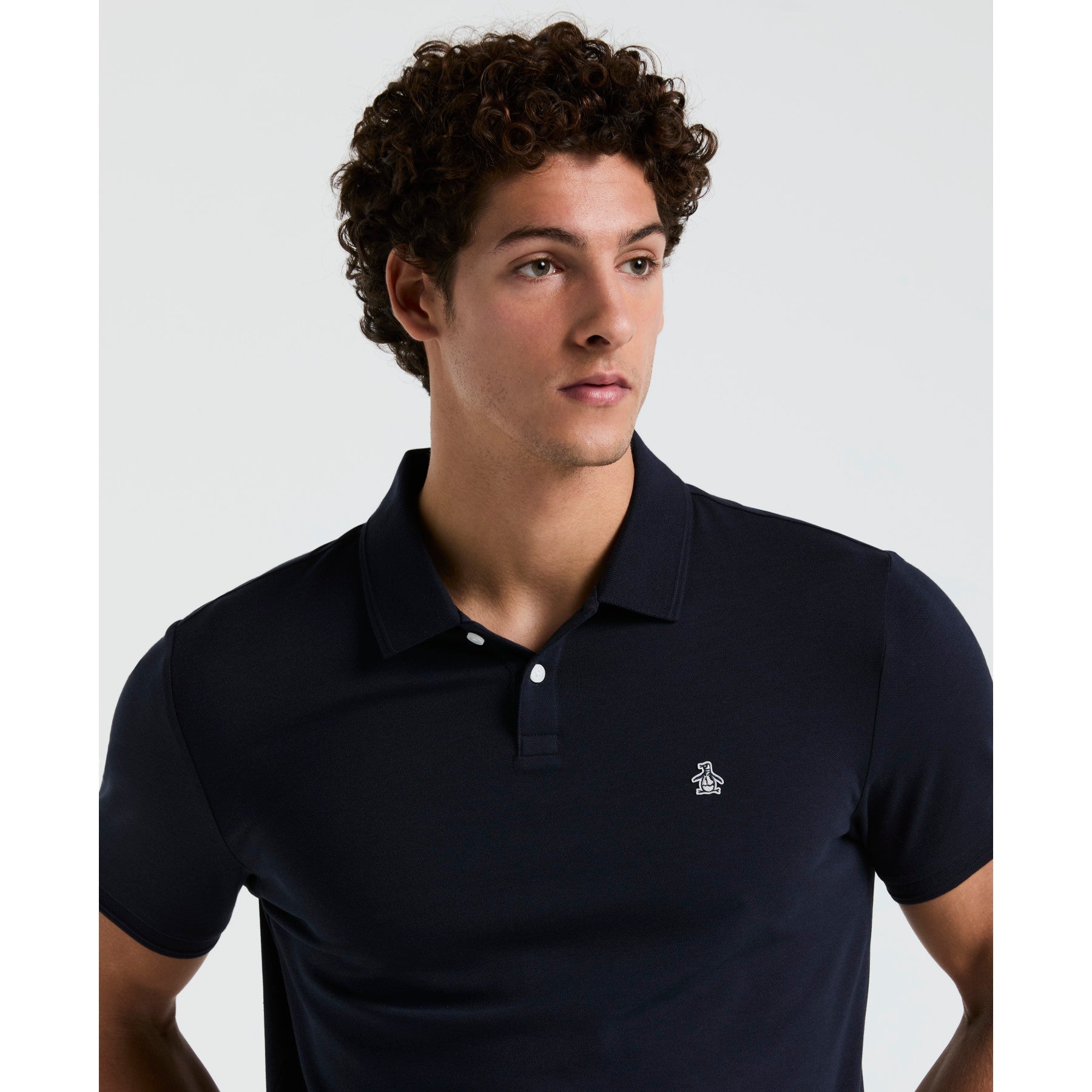 Daddy Pique Polo Shirt In Dark Sapphire