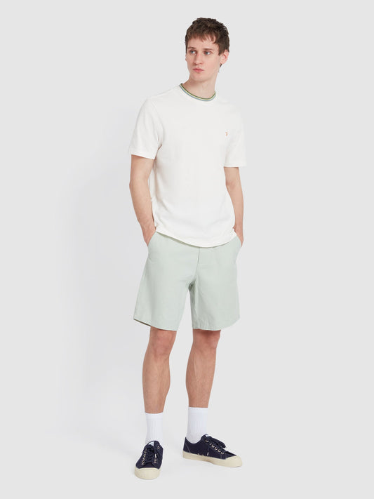 Sepel Twill Shorts In Grove Green