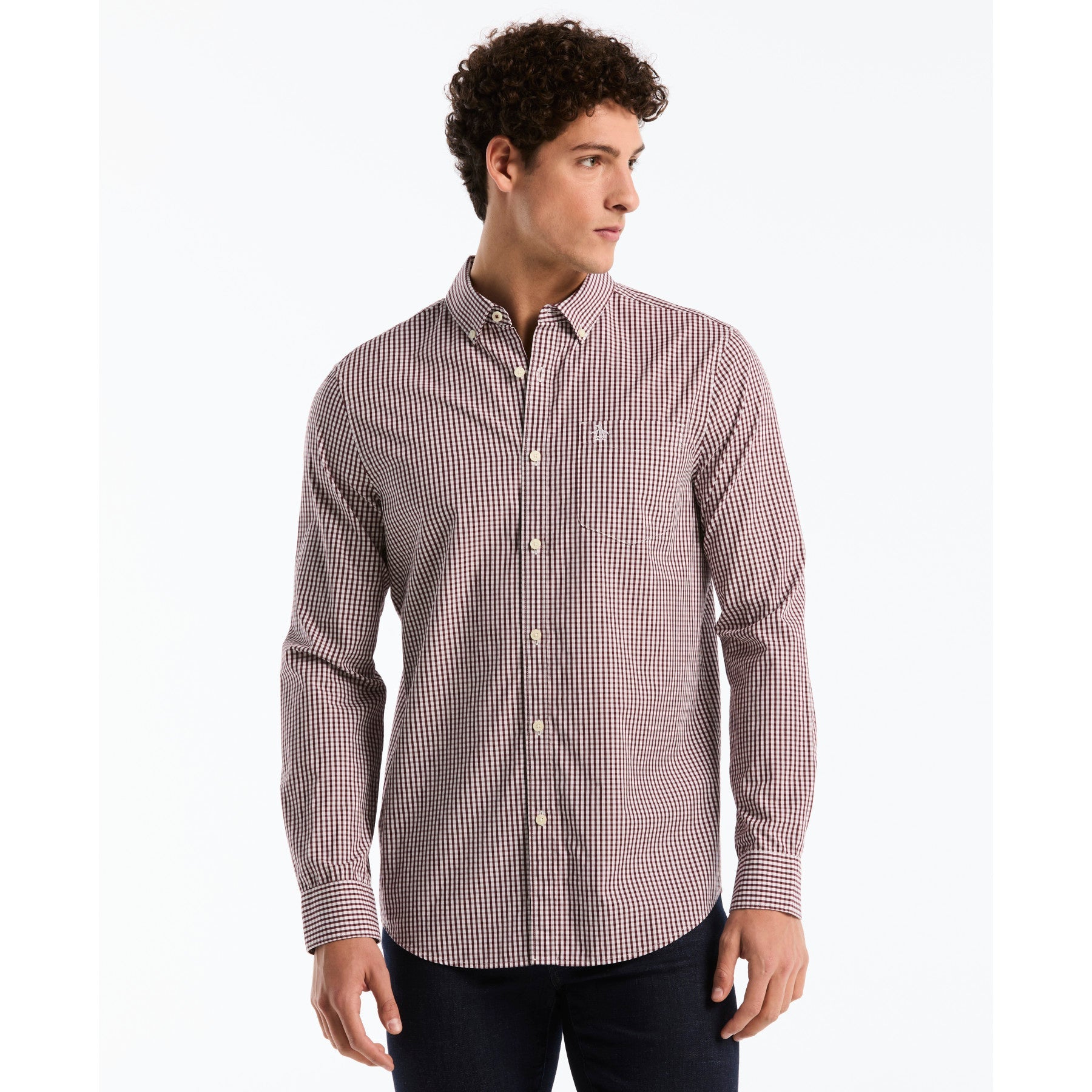 Gingham Shirt In Port Royale