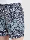 Colbert Floral Print Swim Shorts In True Navy