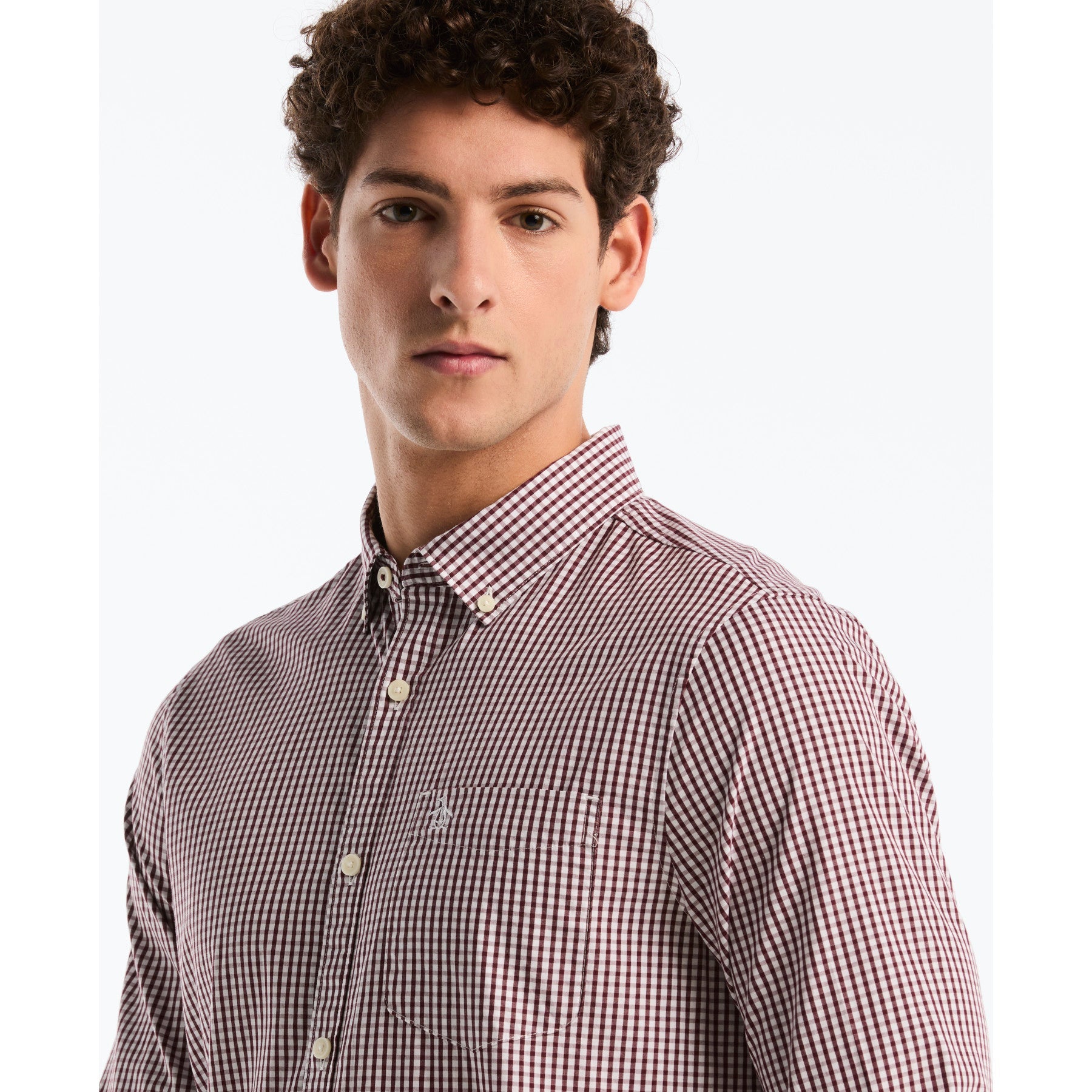 Gingham Shirt In Port Royale