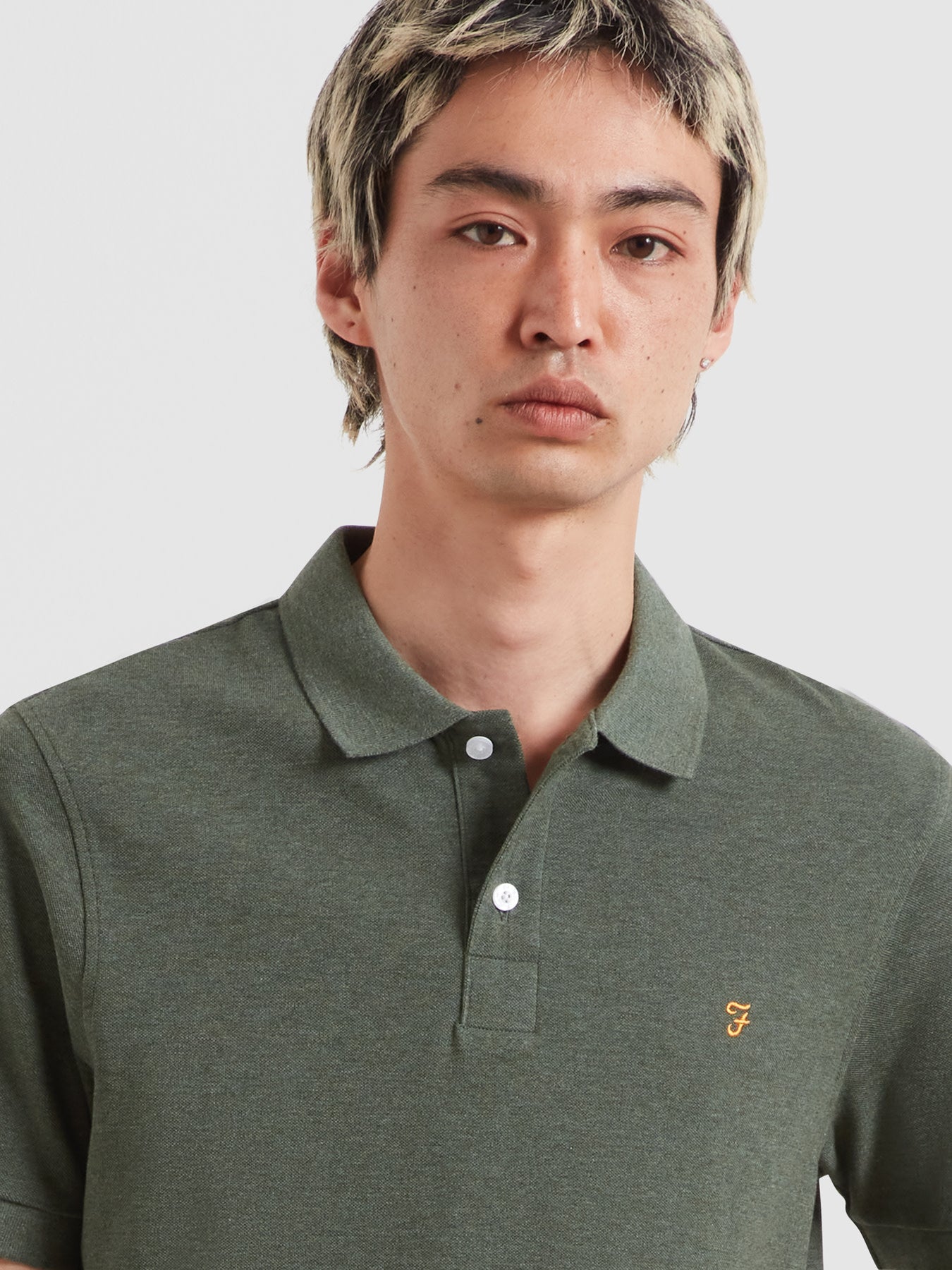 Cunningham Polo Shirt In Rosemary Marl