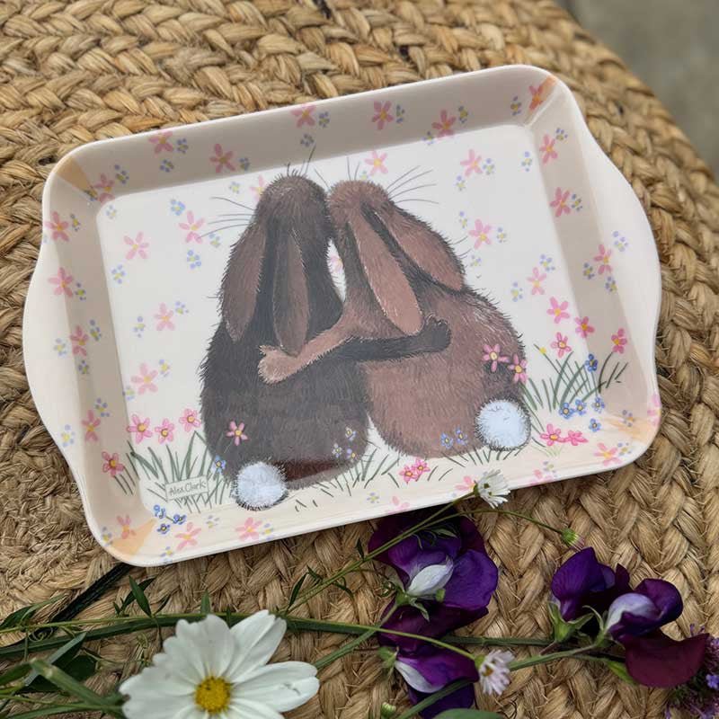 Rabbit Meadow Small Melamine Tray - RUTHERFORD & Co