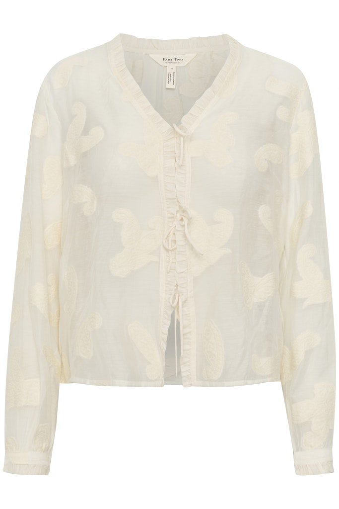 RachellePW Sh Shirt - Eggnog - RUTHERFORD & Co