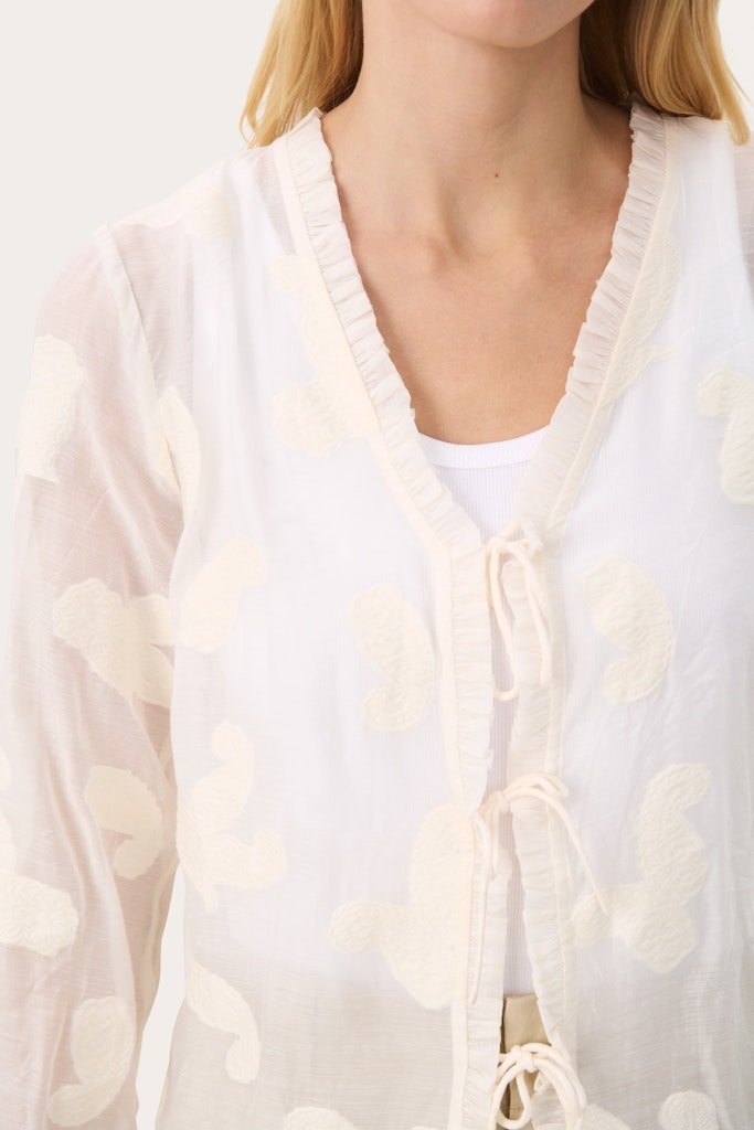 RachellePW Sh Shirt - Eggnog - RUTHERFORD & Co