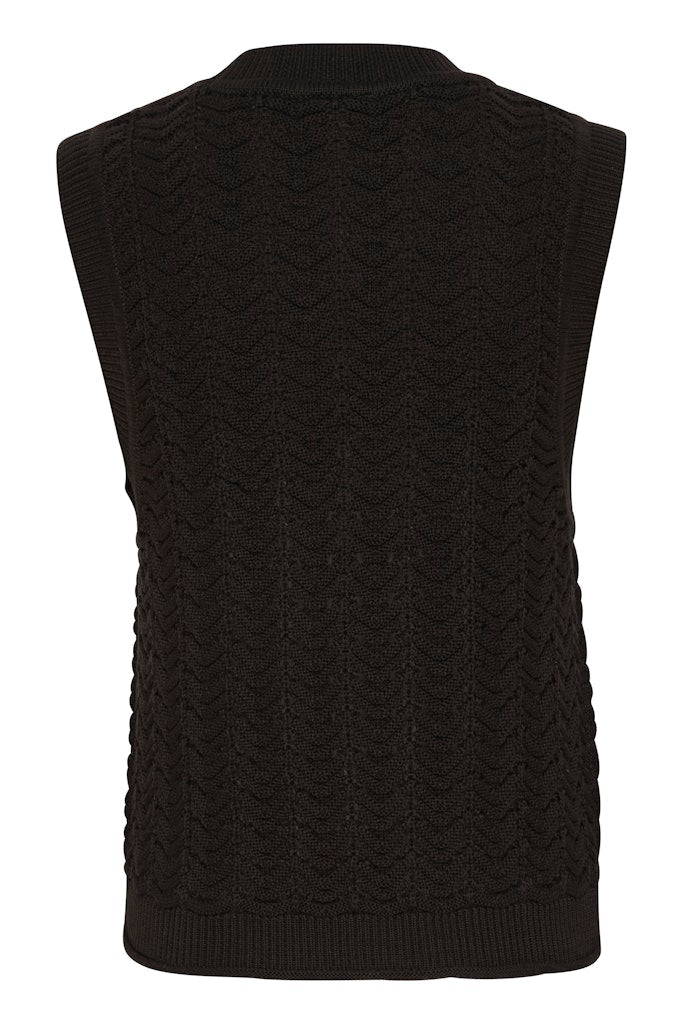RadkaPW Wa Waistcoat - Black - RUTHERFORD & Co