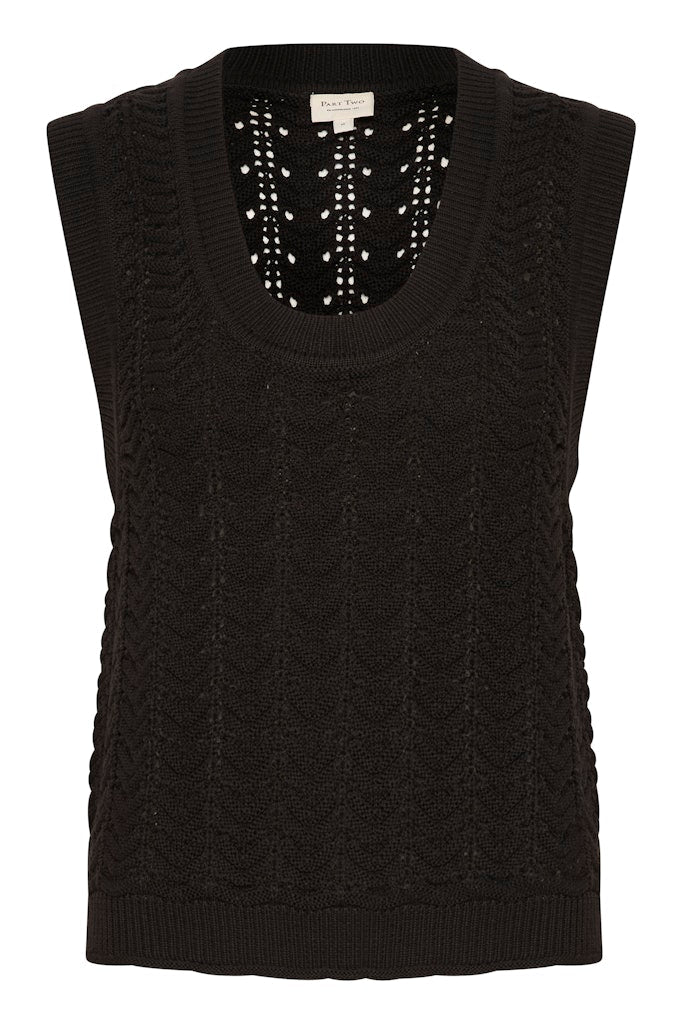 RadkaPW Wa Waistcoat - Black - RUTHERFORD & Co