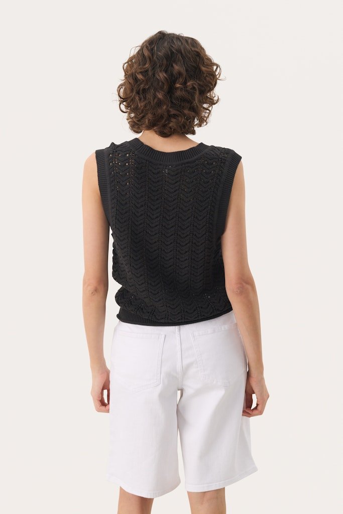 RadkaPW Wa Waistcoat - Black - RUTHERFORD & Co