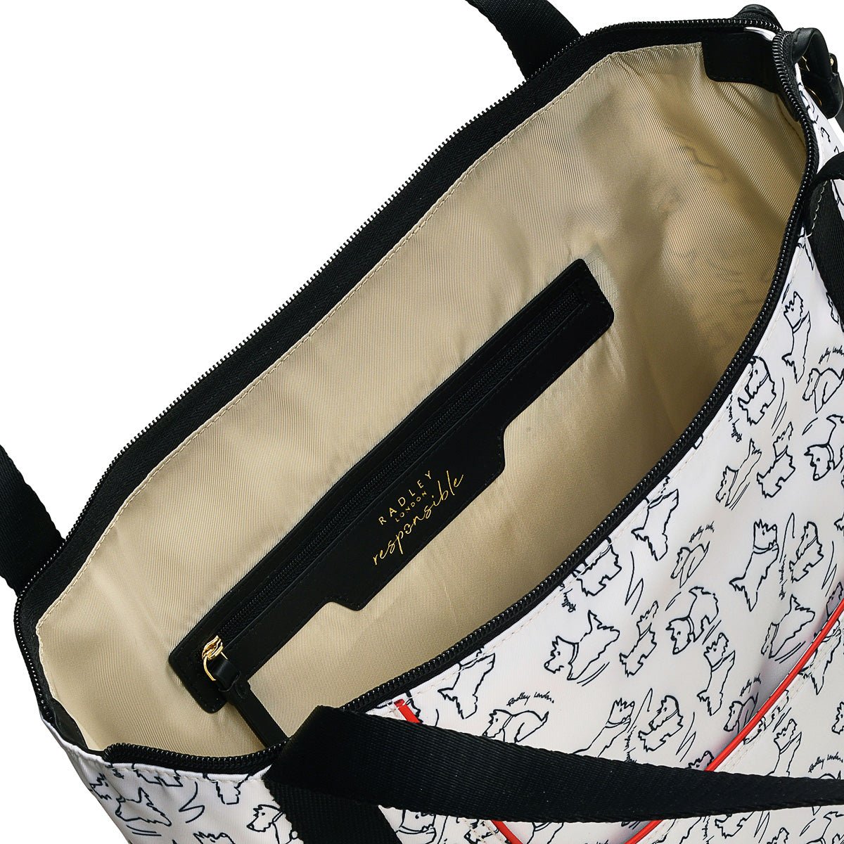 Radley 24 7 - Sketch Street Chalk Medium Ziptop Shoulder - RUTHERFORD & Co