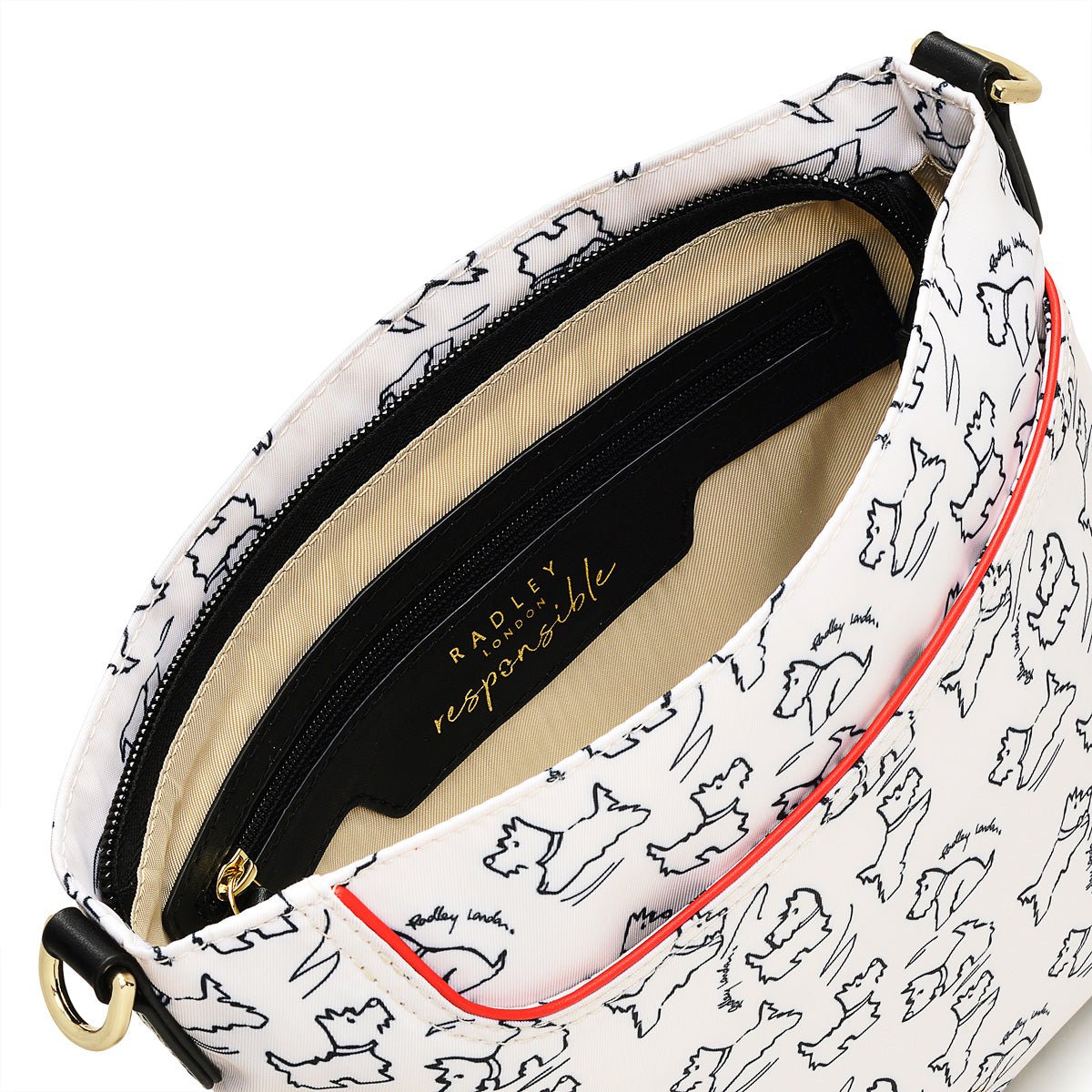 Radley 24 7 - Sketch Street Chalk Small Ziptop Crossbody - RUTHERFORD & Co