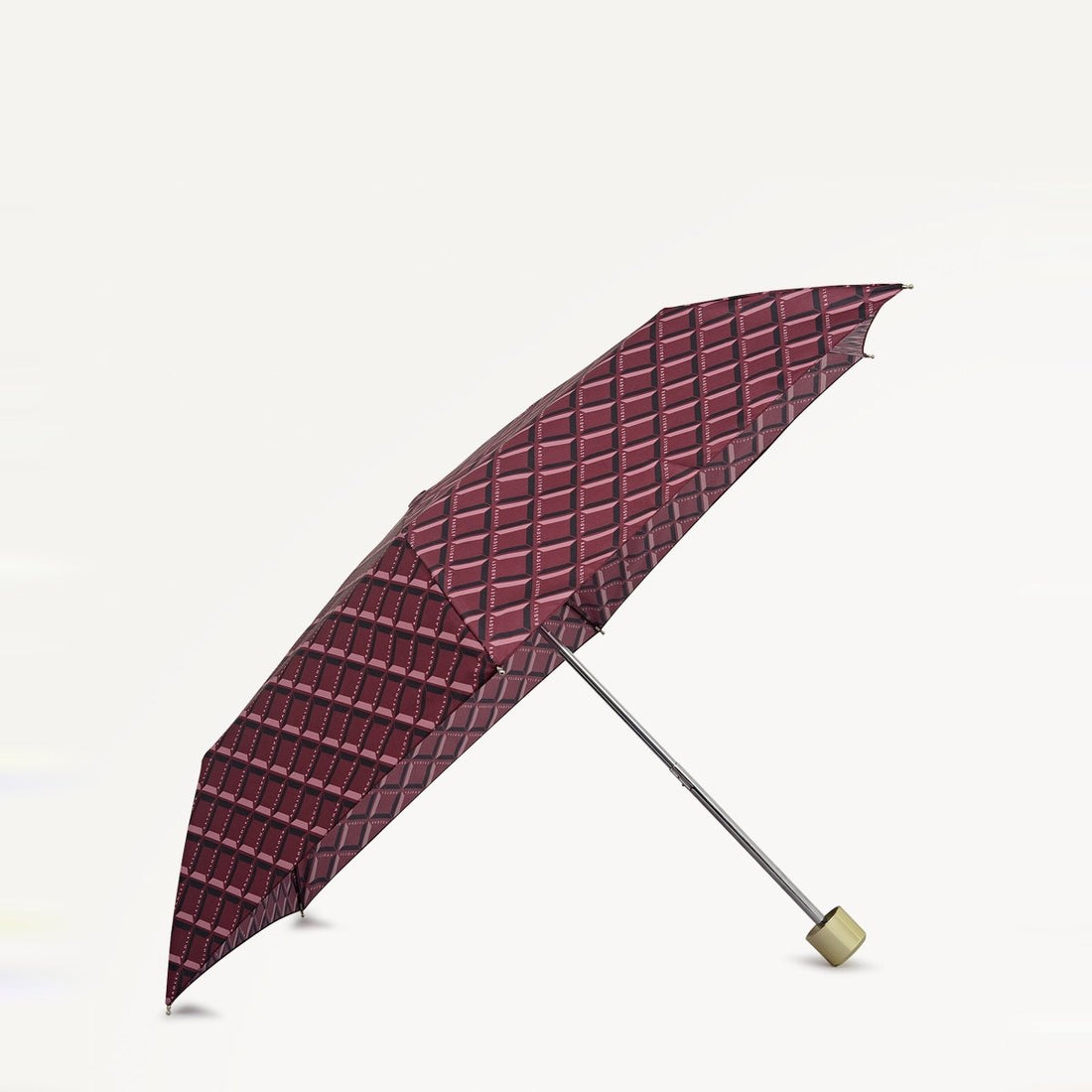 Radley Geo Responsible Handbag Umbrella Dark Cherry - RUTHERFORD & Co
