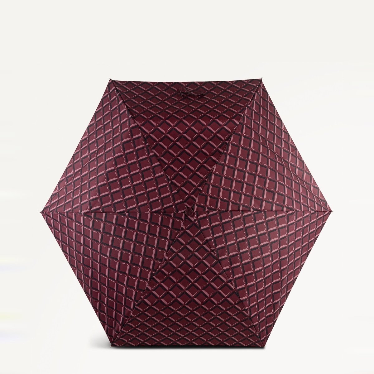 Radley Geo Responsible Handbag Umbrella Dark Cherry - RUTHERFORD & Co