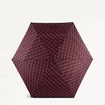 Radley Geo Responsible Handbag Umbrella Dark Cherry - RUTHERFORD & Co