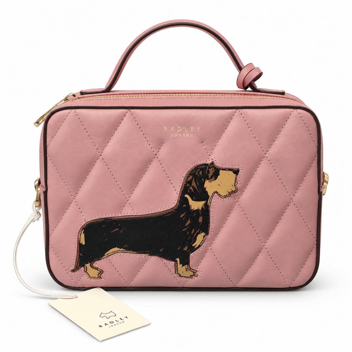 Radley Small Ziptop Crossbody Handbag - Vintage Pink - RUTHERFORD & Co