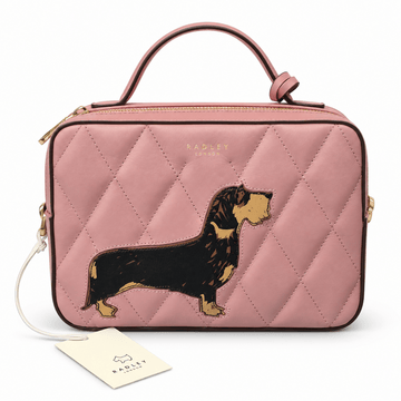 Radley Small Ziptop Crossbody Handbag - Vintage Pink - RUTHERFORD & Co