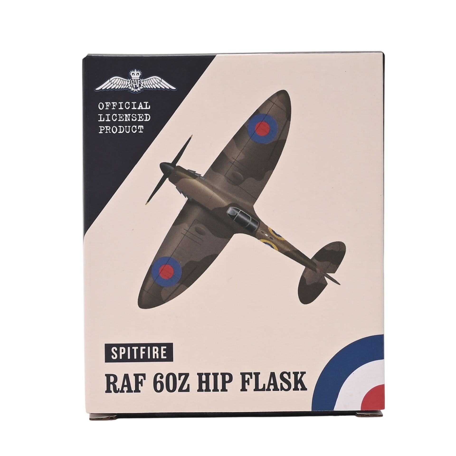 RAF 6oz Hip Flask - Spitfire