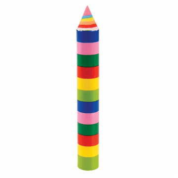 Rainbow pencil eraser - RUTHERFORD & Co