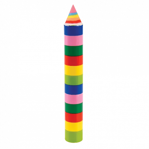Rainbow pencil eraser - RUTHERFORD & Co
