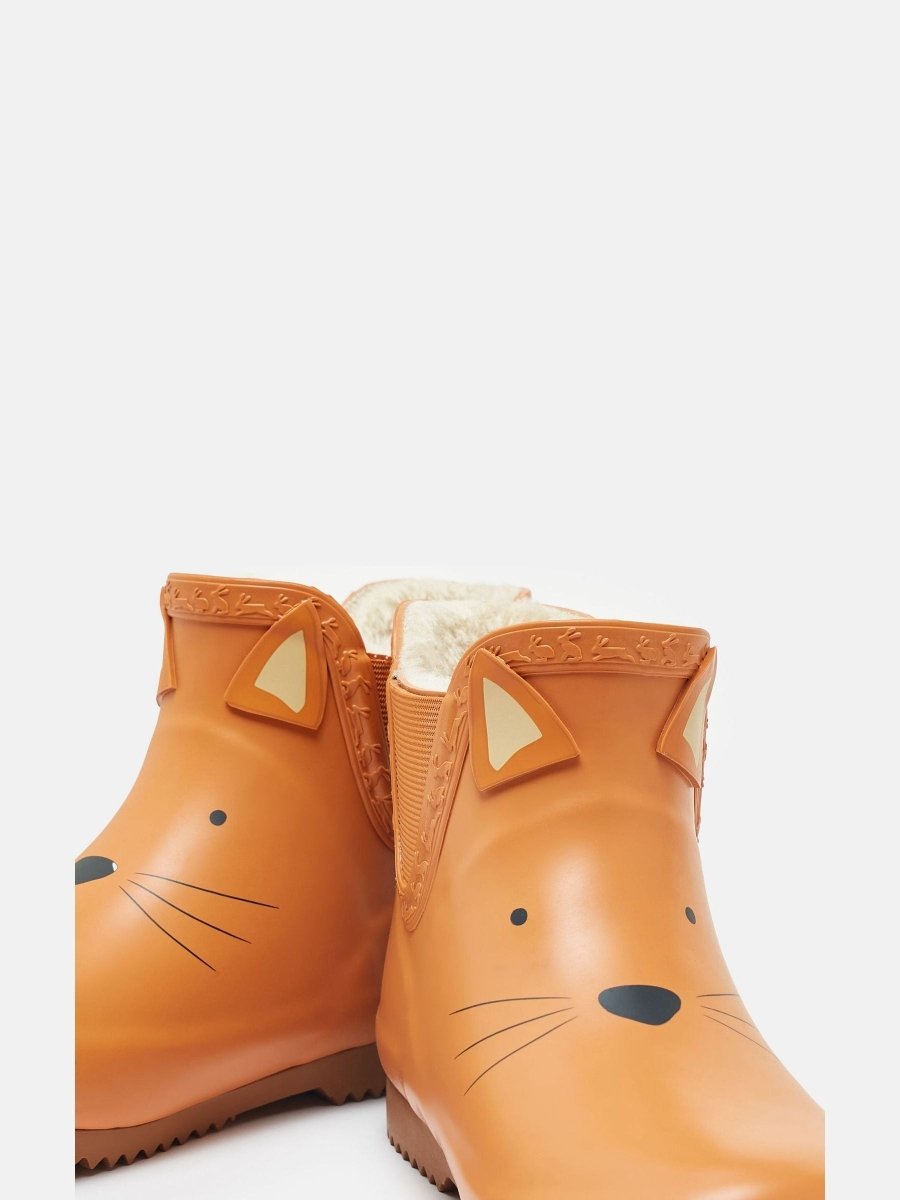 Raindance Orange Kids' Character Ankle Wellies - RUTHERFORD & Co