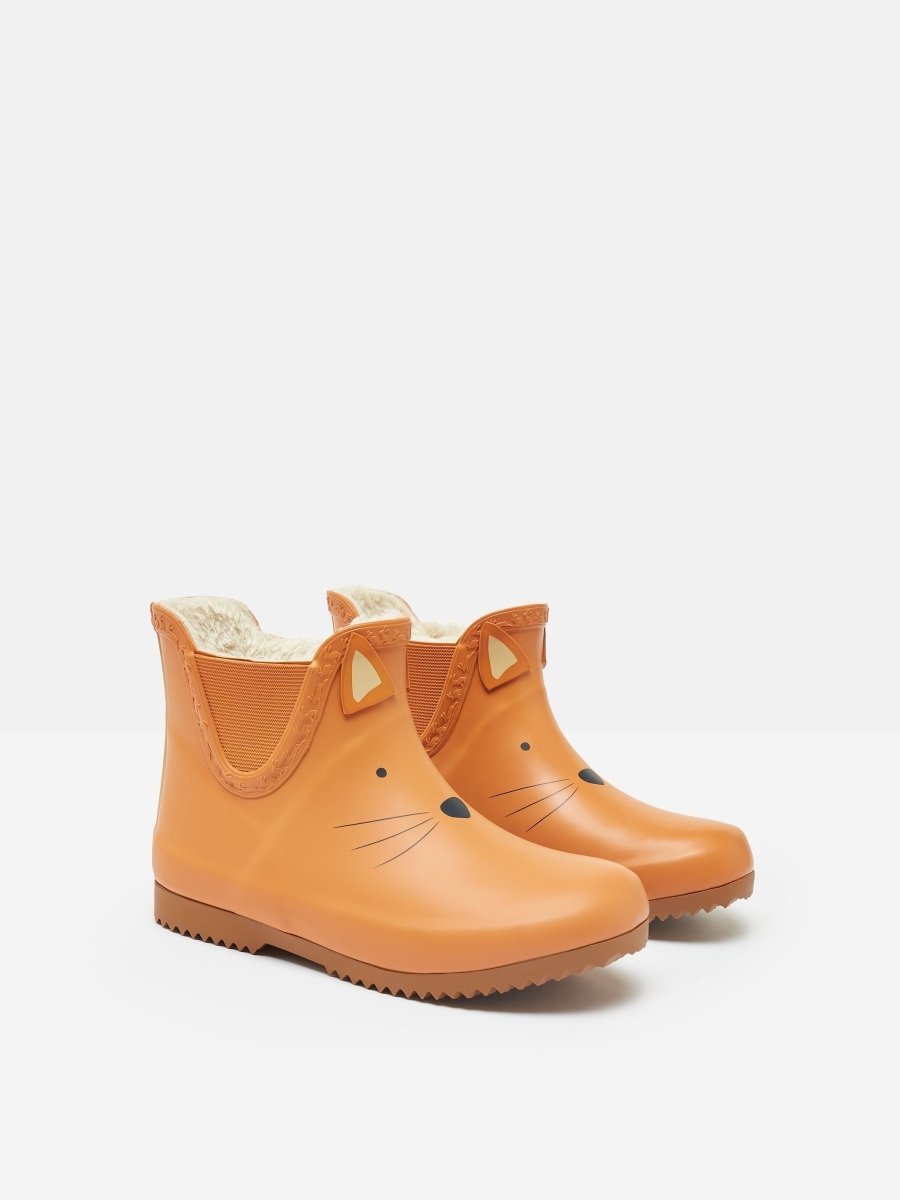 Raindance Orange Kids' Character Ankle Wellies - RUTHERFORD & Co