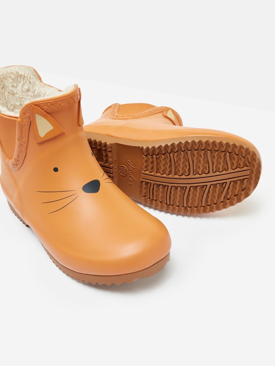 Raindance Orange Kids' Character Ankle Wellies - RUTHERFORD & Co
