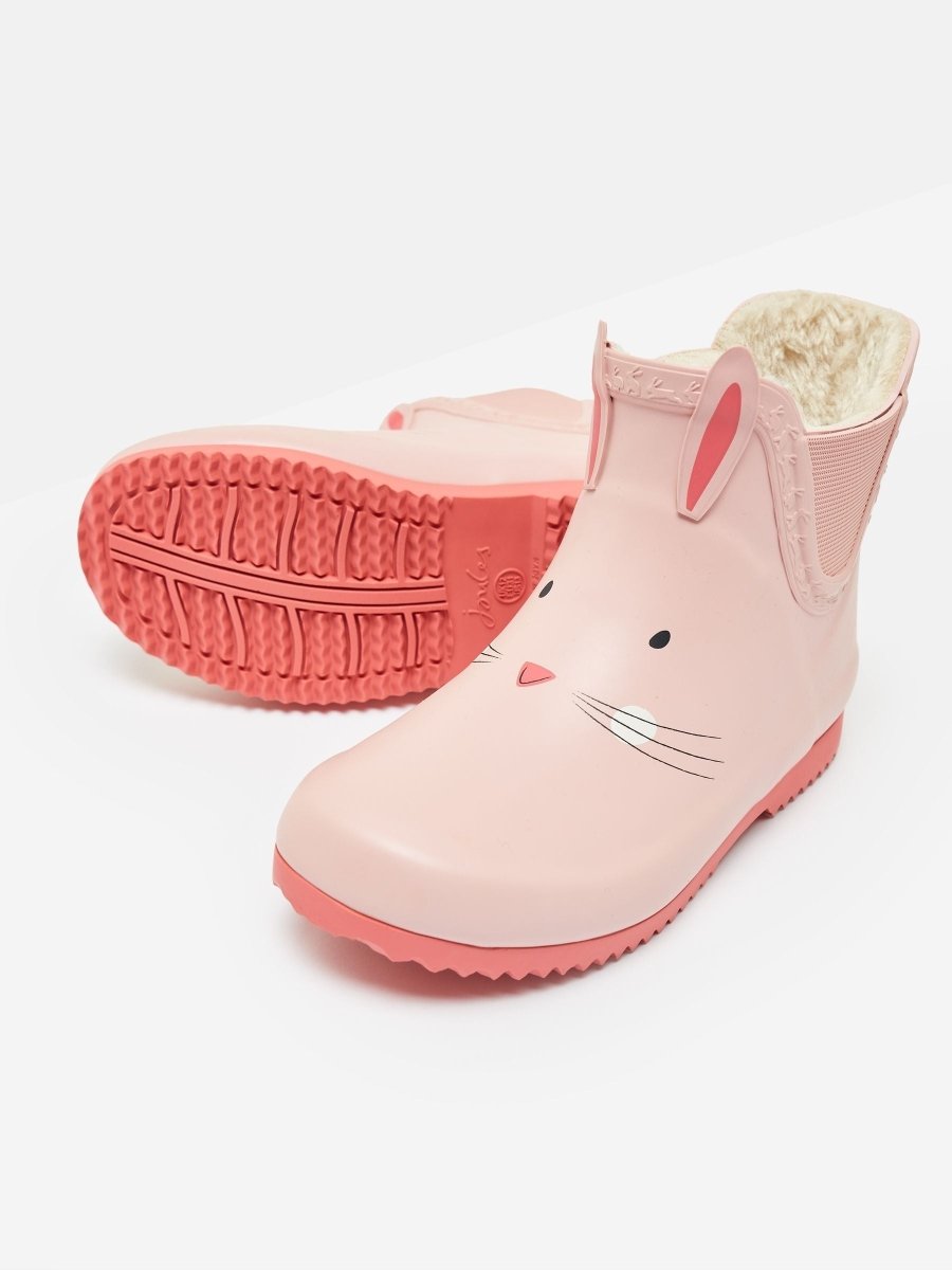 Raindance Pink Kids' Character Ankle Wellies - RUTHERFORD & Co