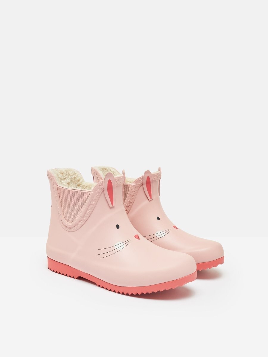 Raindance Pink Kids' Character Ankle Wellies - RUTHERFORD & Co