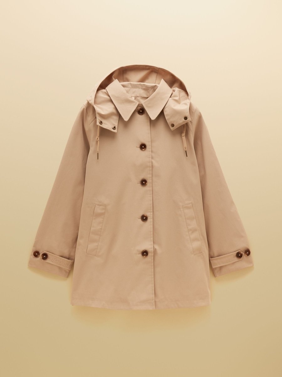Rainmore Neutral Waterproof Button Through Raincoat - RUTHERFORD & Co