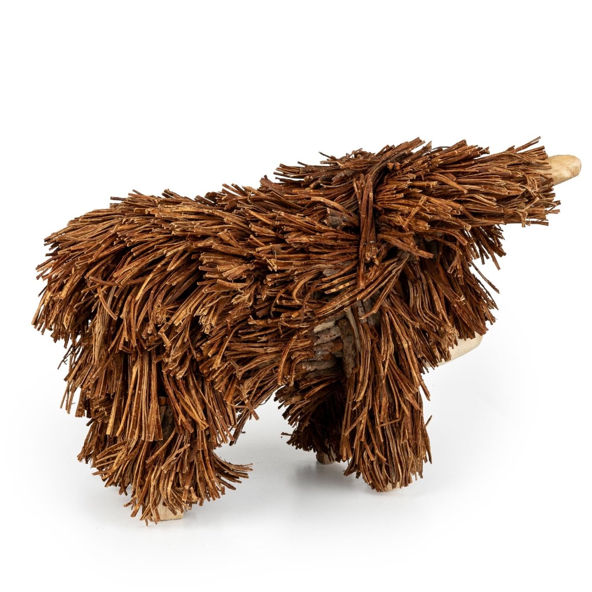Rattan Twig Highland Cow 30cm - RUTHERFORD & Co