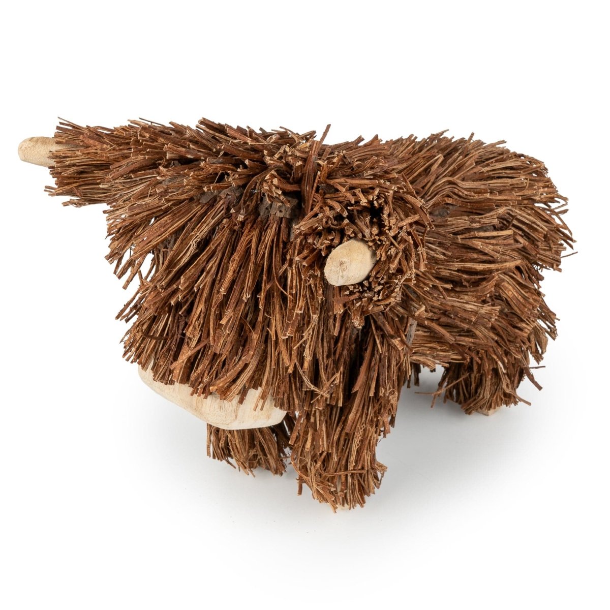 Rattan Twig Highland Cow 30cm - RUTHERFORD & Co