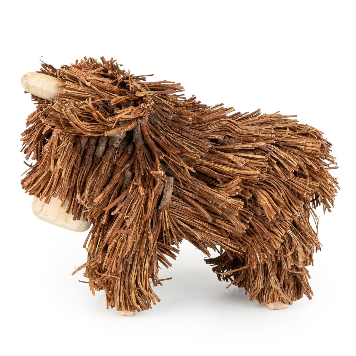 Rattan Twig Highland Cow 30cm - RUTHERFORD & Co