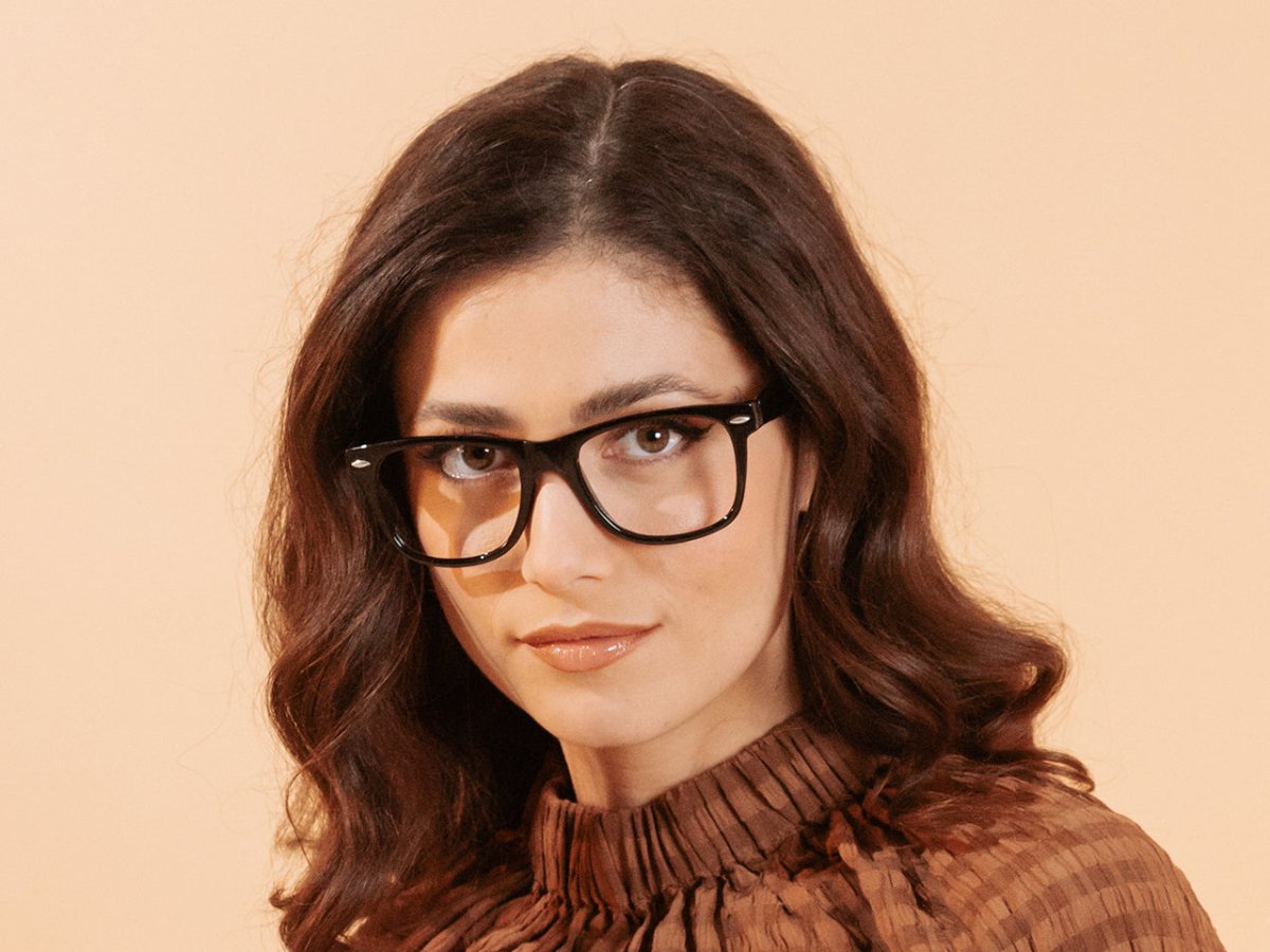 Reading Glasses 'Billi Big' Shiny Black - RUTHERFORD & Co