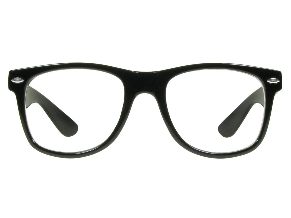 Reading Glasses 'Billi Big' Shiny Black - RUTHERFORD & Co