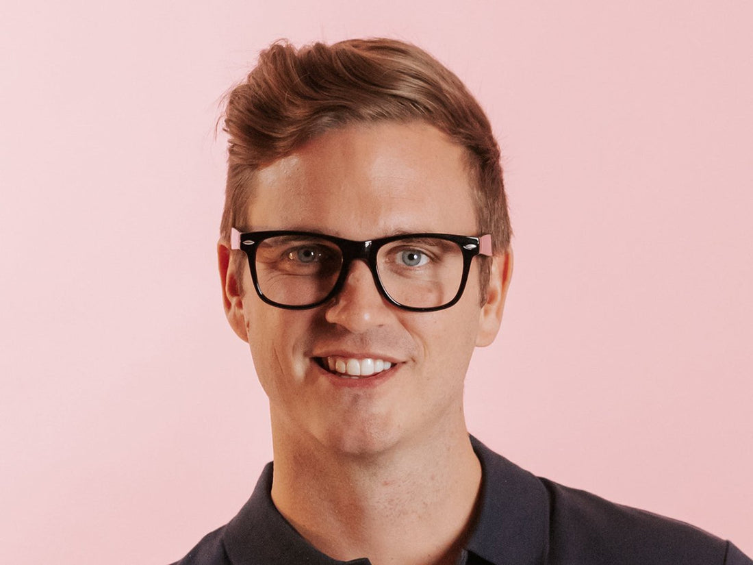 Reading Glasses 'Billi Big' Shiny Black - RUTHERFORD & Co