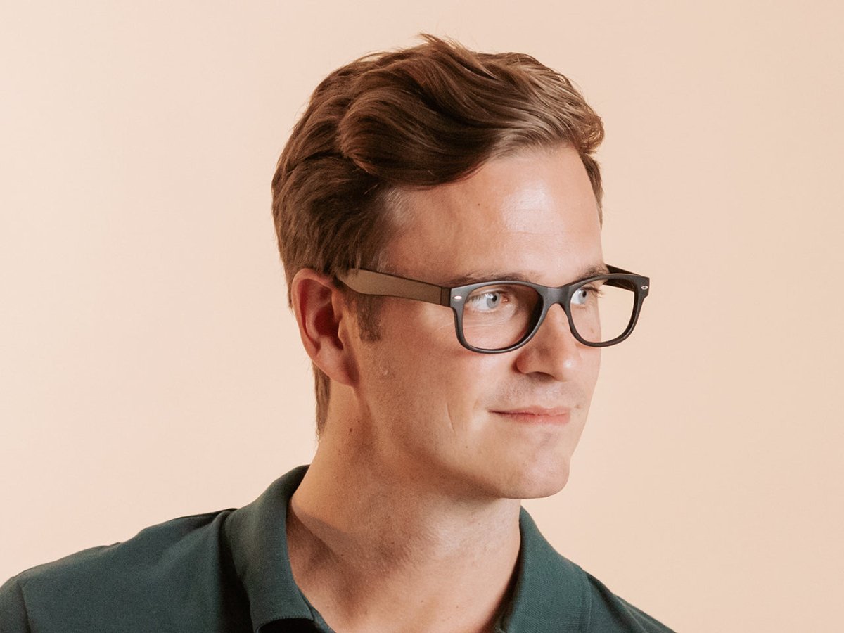 Reading Glasses 'Billi' Matt Black - RUTHERFORD & Co