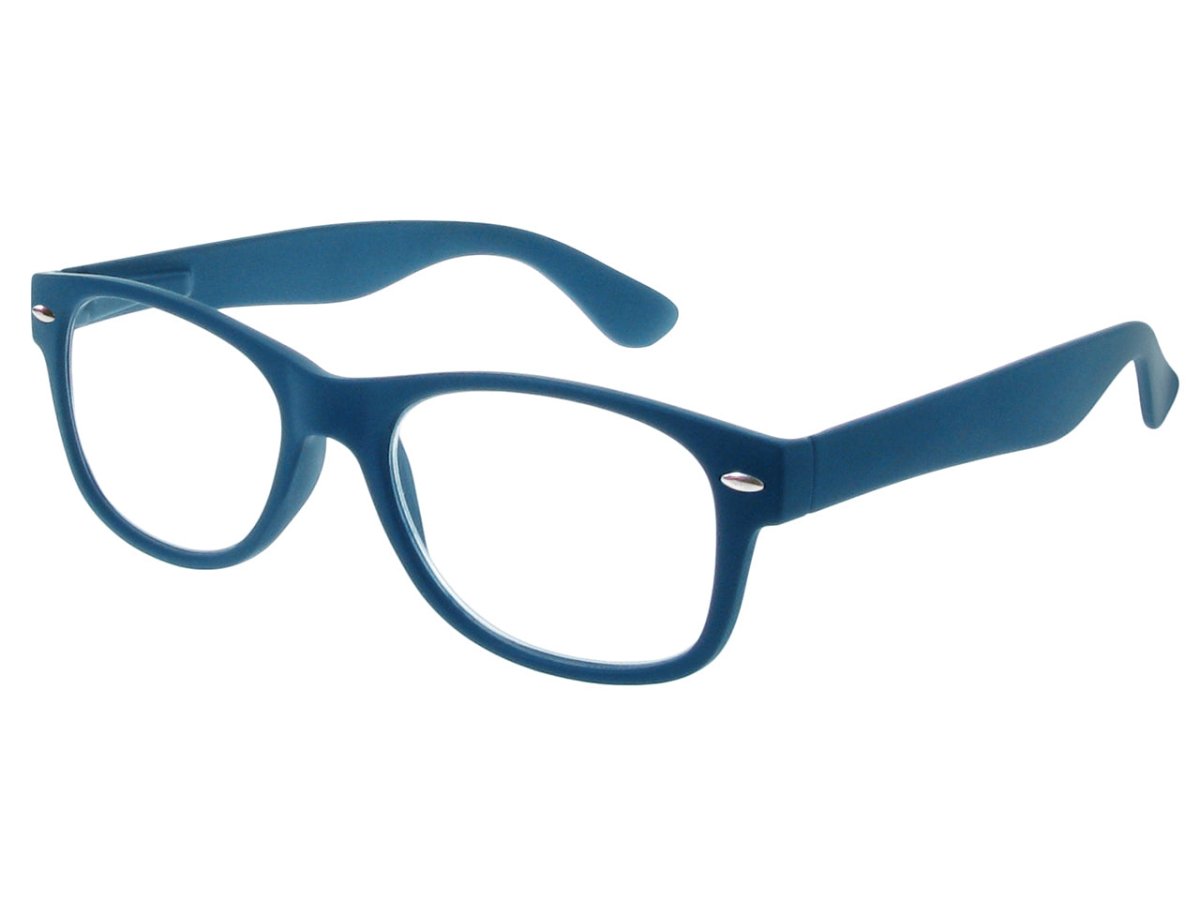 Reading Glasses 'Billi' Matt Blue - RUTHERFORD & Co