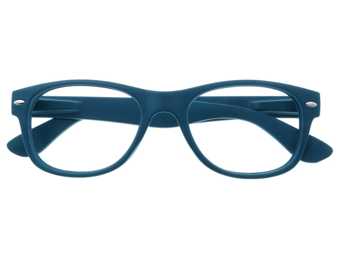 Reading Glasses 'Billi' Matt Blue - RUTHERFORD & Co