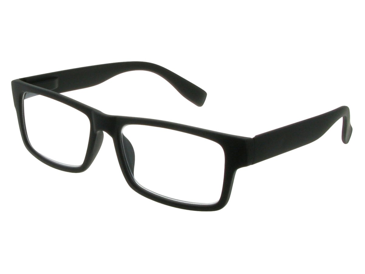 Reading Glasses 'Logan' Matt Black - RUTHERFORD & Co