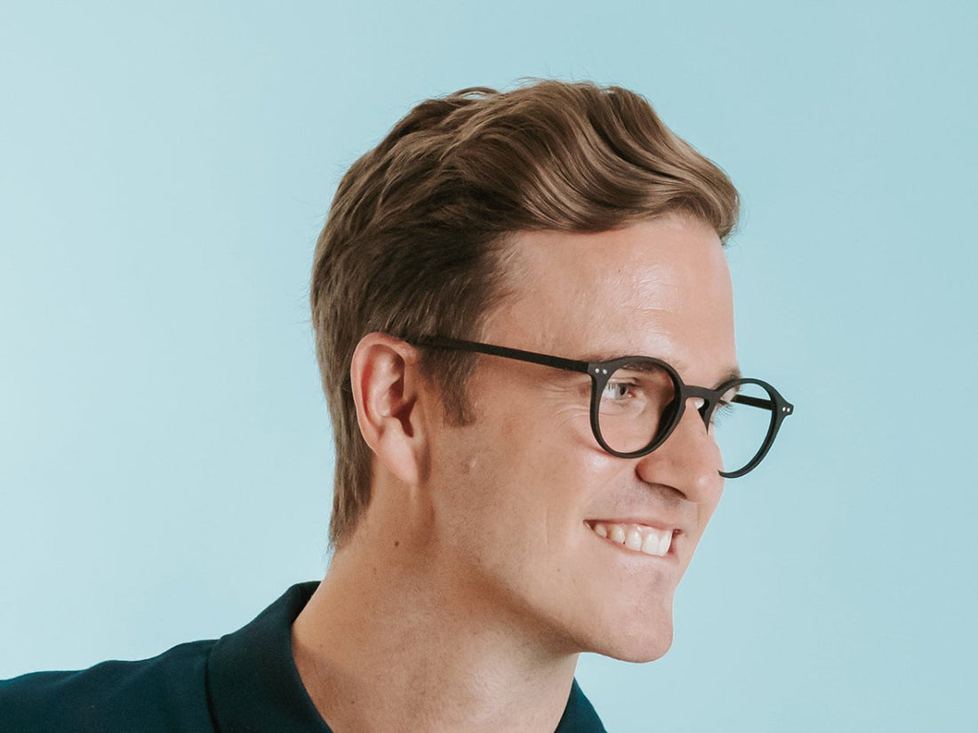 Reading Glasses 'Sydney' Black - RUTHERFORD & Co