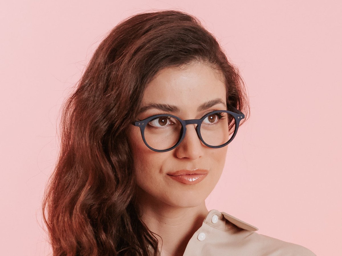 Reading Glasses 'Sydney' Navy Blue - RUTHERFORD & Co
