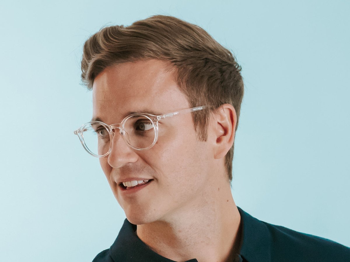 Reading Glasses 'Sydney' Transparent - RUTHERFORD & Co