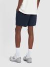 Redwald Seersucker Shorts In True Navy - RUTHERFORD & Co