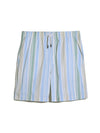 Redwald Thick Stripe Shorts In Ecru - RUTHERFORD & Co