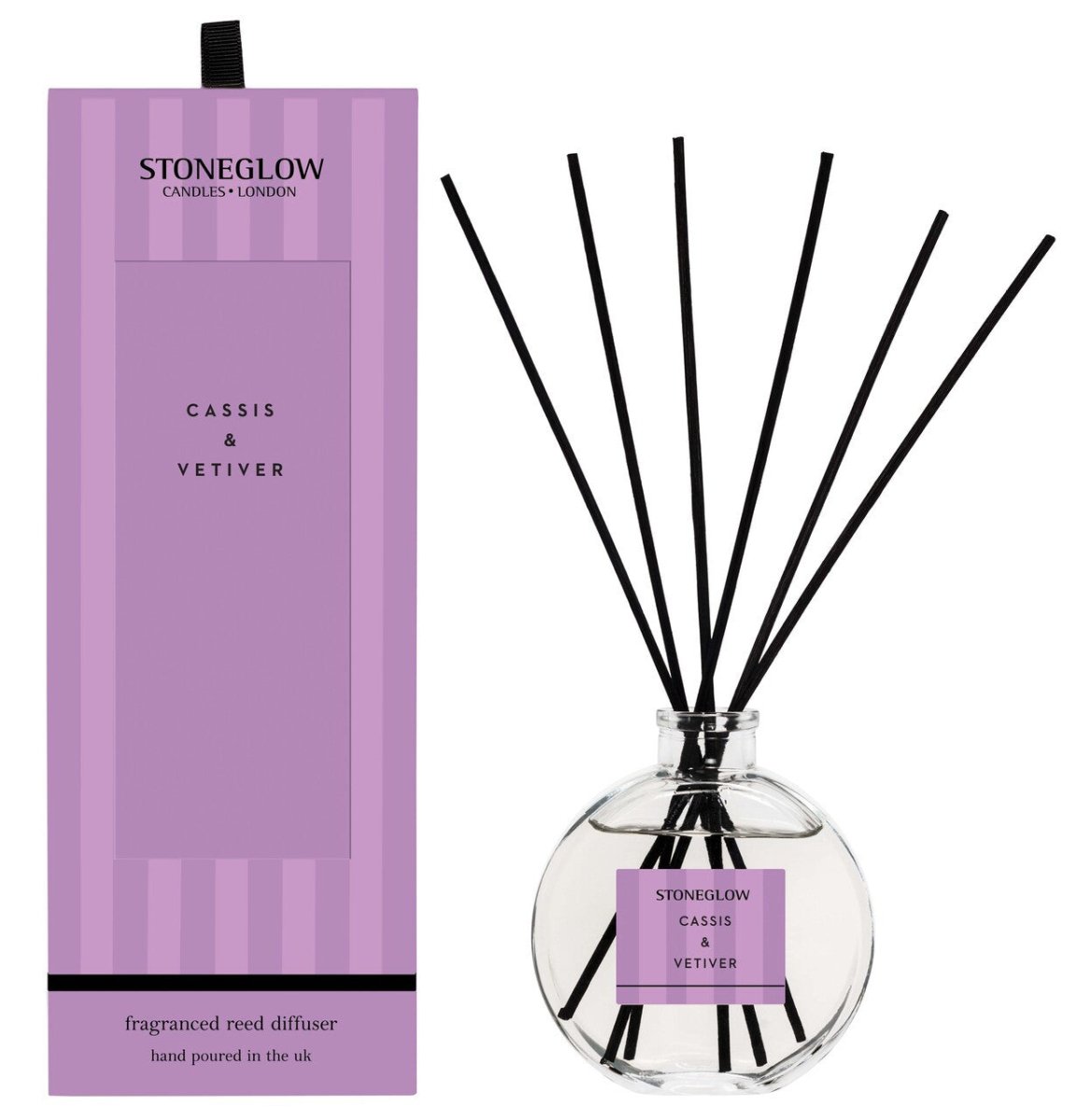 Reed Diffuser Cassis & Vetiver / 120Ml - RUTHERFORD & Co