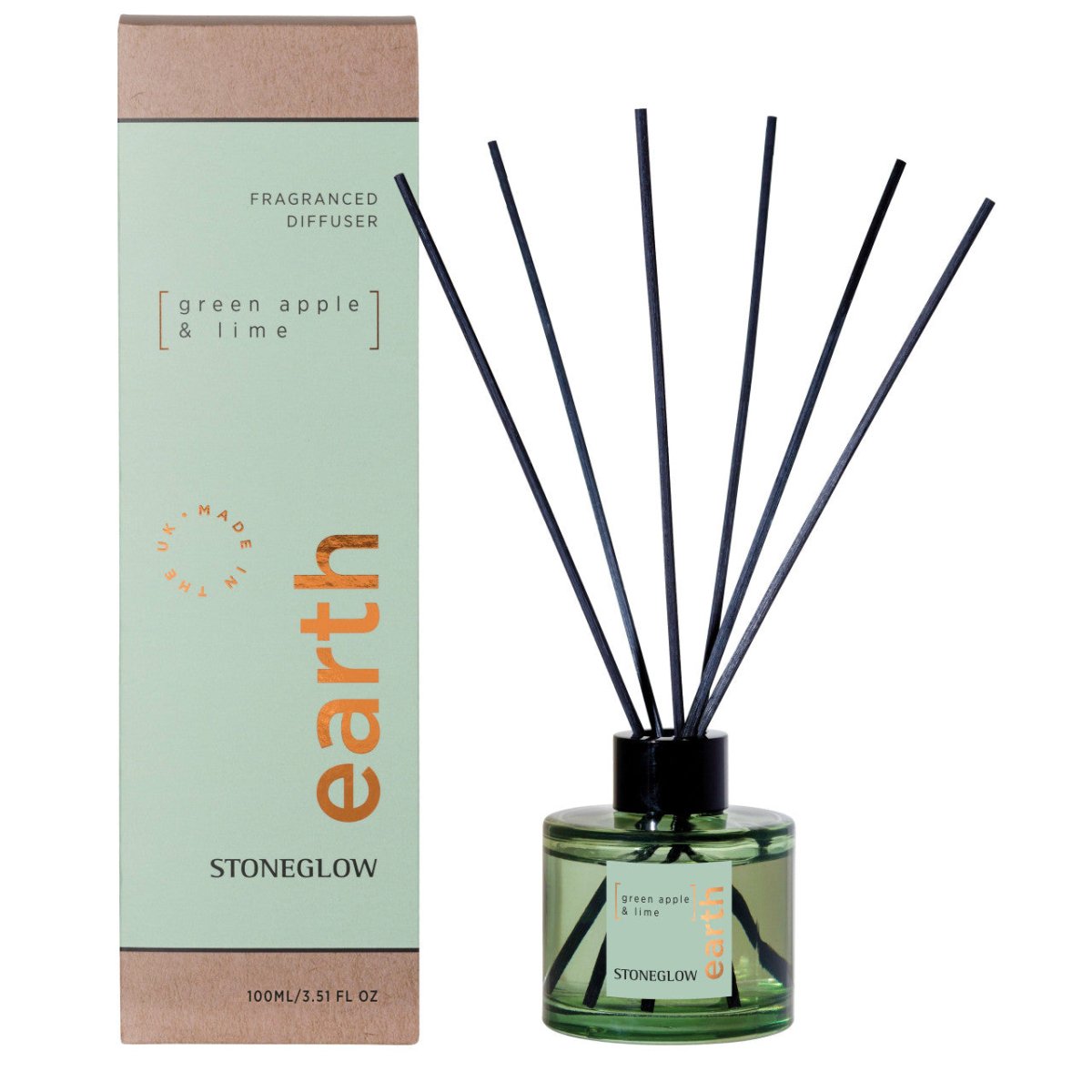Reed Diffuser Green Apple & Lime / 100Ml - RUTHERFORD & Co