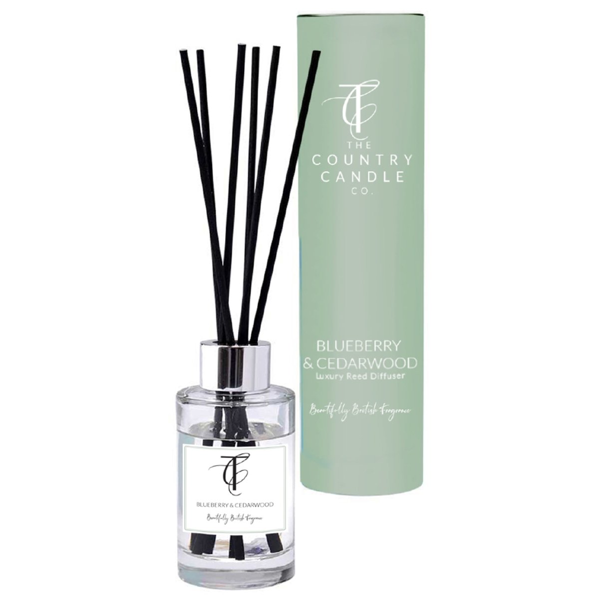 Reed Diffuser Pastel - Blueberry & Cedarwood - 100ml - RUTHERFORD & Co