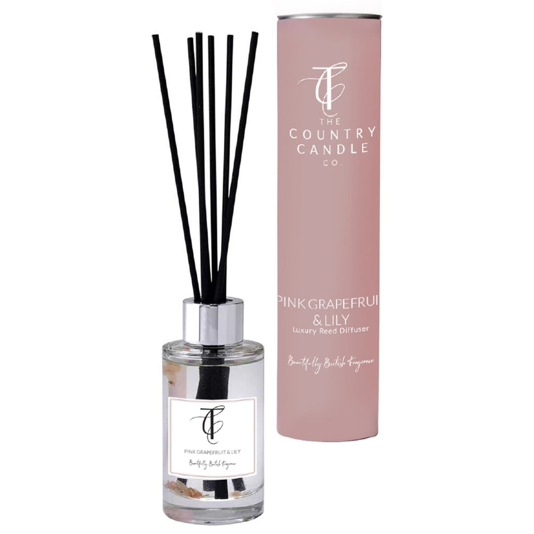Reed Diffuser Pastel - Pink Grapefruit & Lily - 100ml - RUTHERFORD & Co