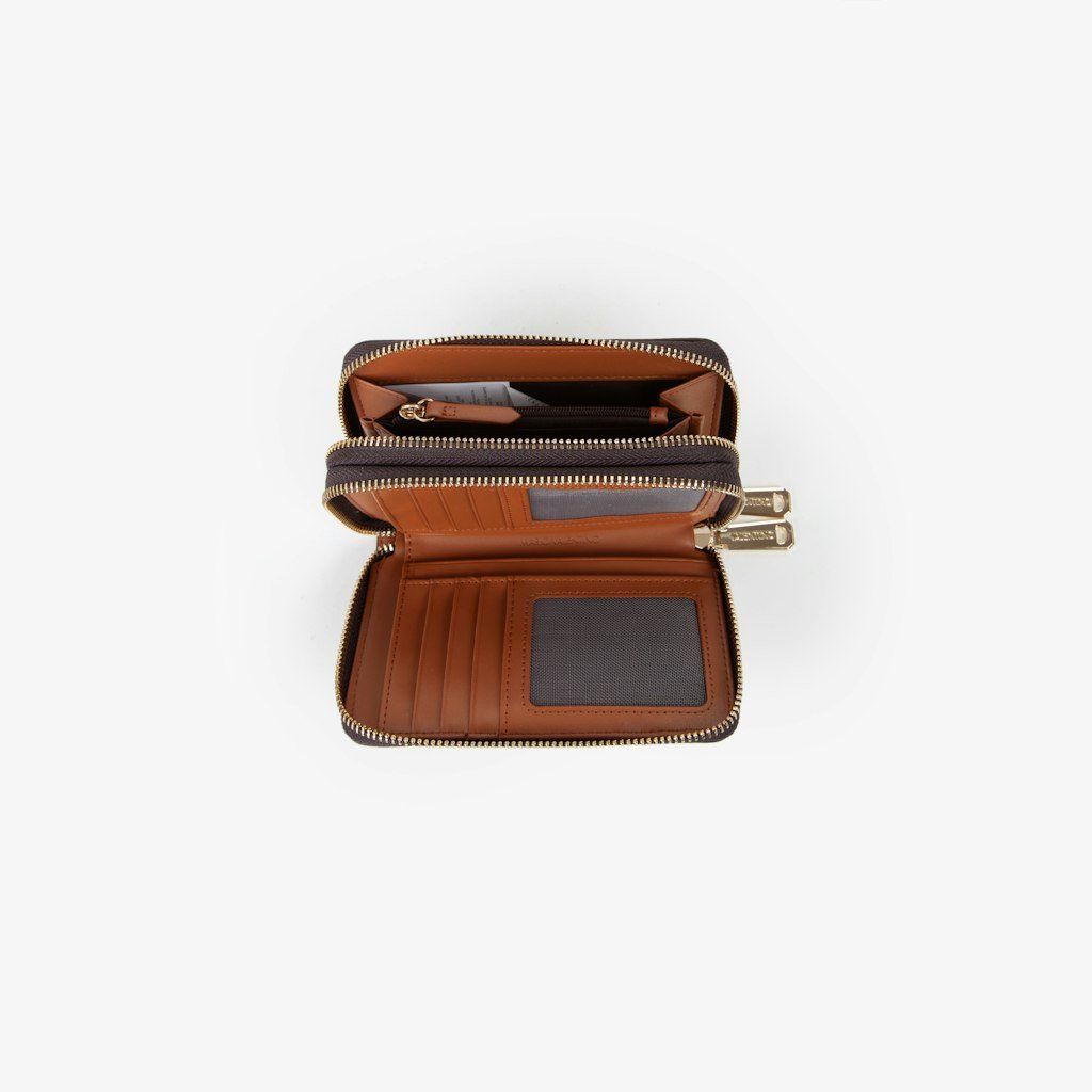 Regina RE Zip Around Wallet Moro / Natural - RUTHERFORD & Co